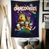 Overcooked poster Wall Hanging Printed Fabric Blanket Decorative Tapestries for Bedroom Living Room Home Decor