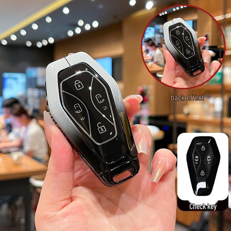 Premium Key Case for 24 Jihu Car Models: Alpha S/T5, ARCFOX, BAIC New Energy