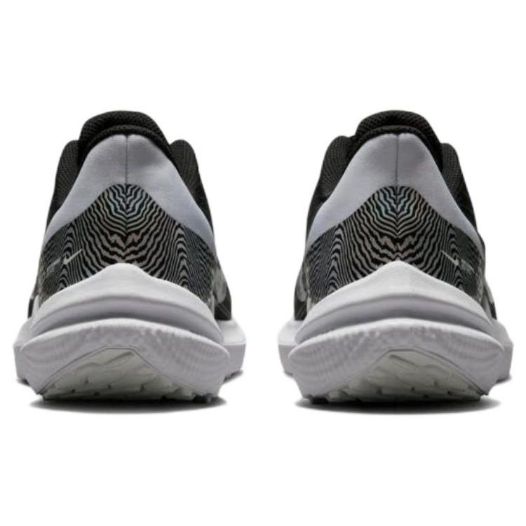Nike Zapatillas Air Winflo 9 Premium Soundwave para mujer, color negro y blanco, DR9831-001