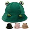 Cute Cartoon Frog Plush Warm Hat Autumn Winter Plush Fisherman Hat