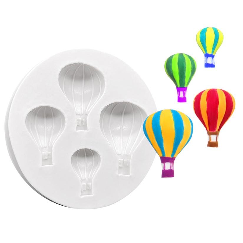 Air Balloon Silicone Cake Baking Mold Sugarcraft Chocolate Cupcake Baking Mould Resin Tools Fondant Cake Decorating Tools