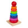 TG50038 Montessori PYRAMID SORTER TOWER WOODEN BLOCKS