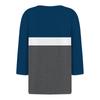 Damen T-Shirt mit Aufdruck, Knopfleiste, 3/4-Ärmel, für den Alltag, Wochenende, Basic, V-Ausschnitt, normales Oberteil