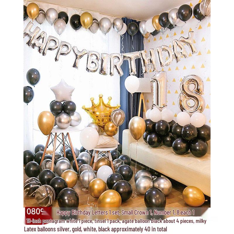 Geburtstagsdeko Ballon-Set für Kinder - Themen-Hintergrund mit Folienballons