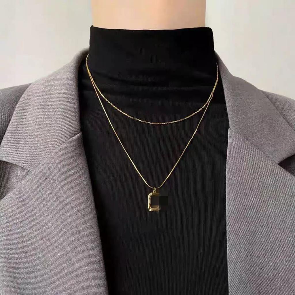 Long necklace new high-end niche jewelry decorative sweater chain autumn and winter clothes accessories