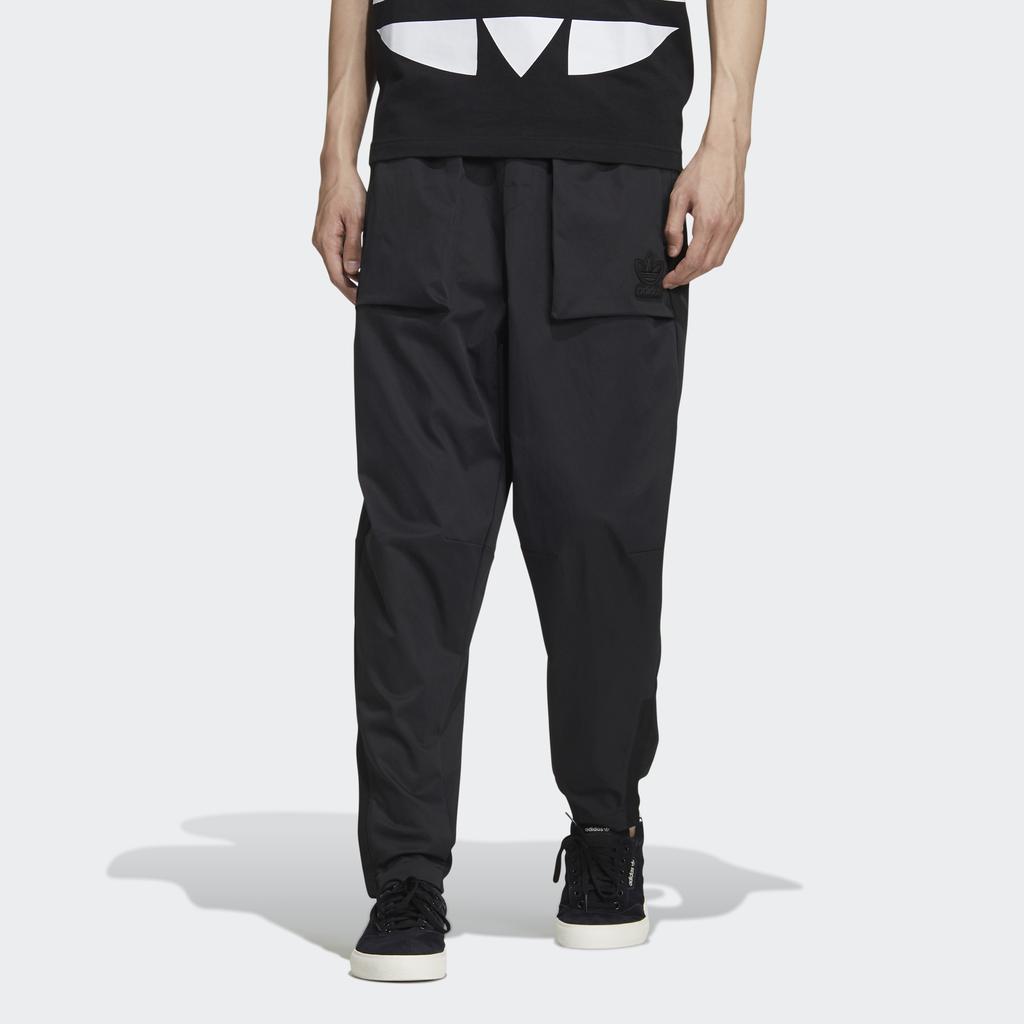 Adidas Originals Trefoil Tech Pants With Pocket Logo Men Bottoms Black GT7289