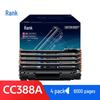 G&G Compatible HP 388A Black Toner Cartridge - 4-Pack