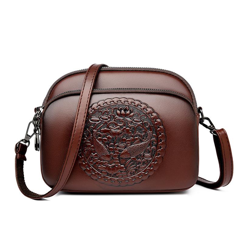 Women s Large Capacity Retro Purse PU Shoulder Bag