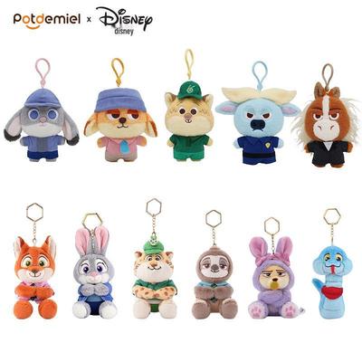 Zootopia 2 Plush Keychain Set: Judy, Nick, & Officer Clawhauser