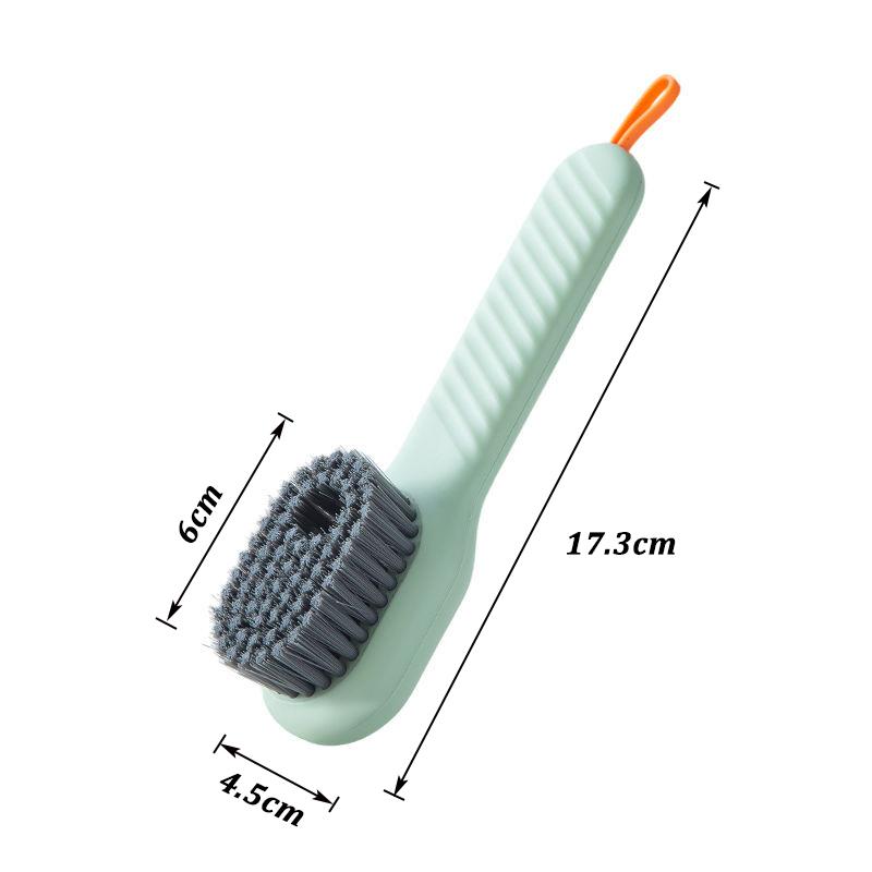 Multifunctional Liquid Shoe Brush Soft-bristled Long Handle Brush Shoe Clothing Board Brush Household Cleaning Tool
