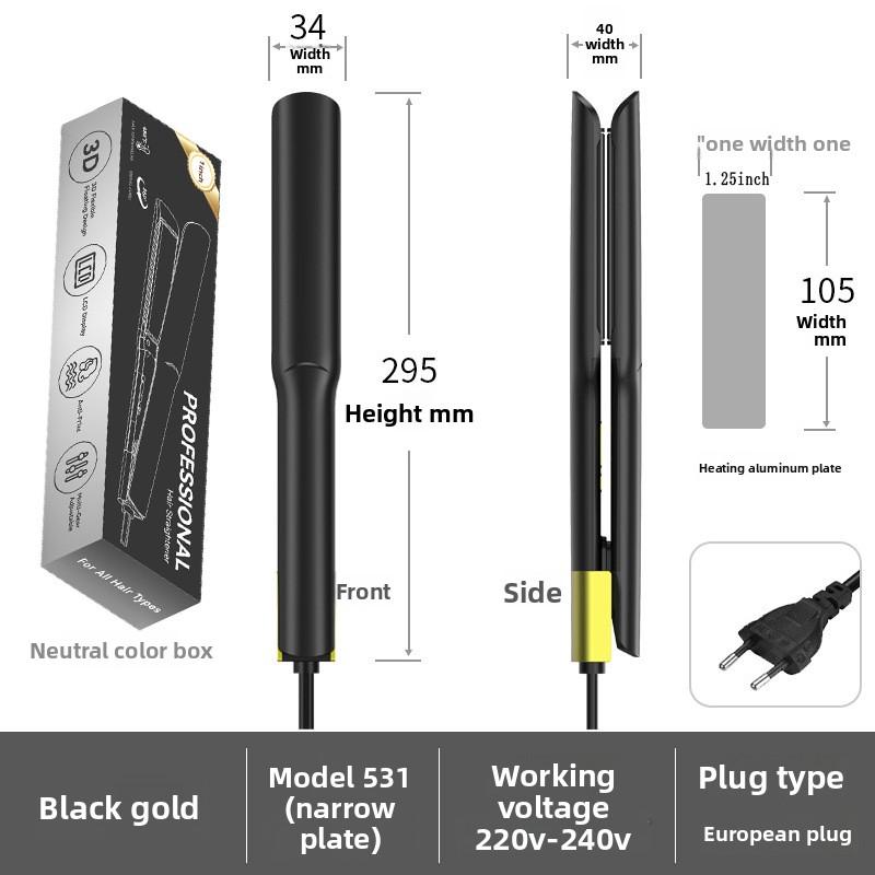 

Высокотемпературный зажим для прямых волос и прямая завивка двойного назначения UK