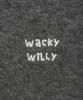 WACKY WILLY Hairy Pullover Knit Grey