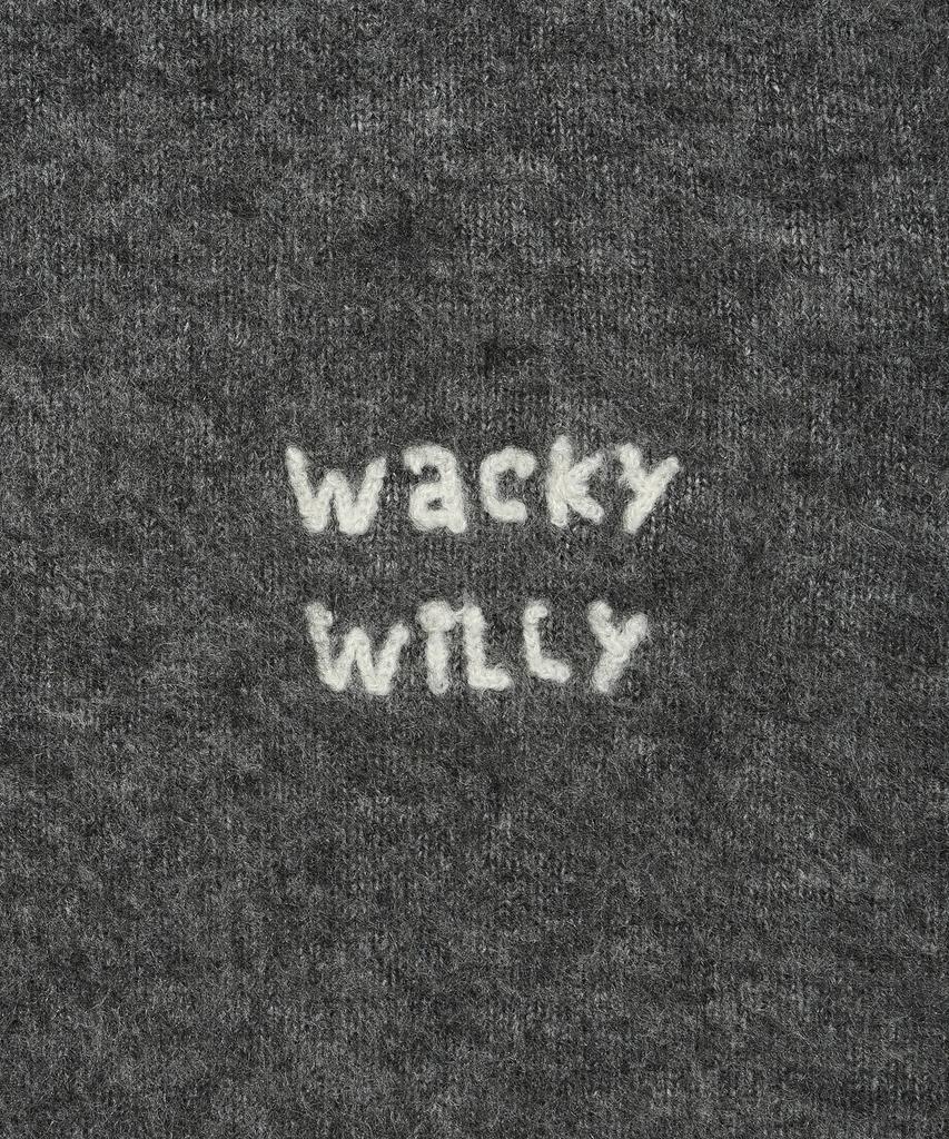 WACKY WILLY Hairy Pullover Knit Grey