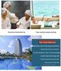 Luxury 5-Star Pure Cotton Bathrobe: Absorbent, Quick-Dry, Long Style for Men, Women, Couples, Suitable for All Seasons.
