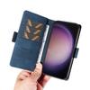 YIKATU YK-005 For Samsung Galaxy S24 Ultra Case Skin-touch Wallet Stand Leather Cover