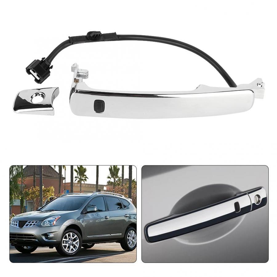 Front Left Outside Chrome Door Handle Smart Entry 80640-CZ31B Fit For 2010-2013 Nissan Rogue
