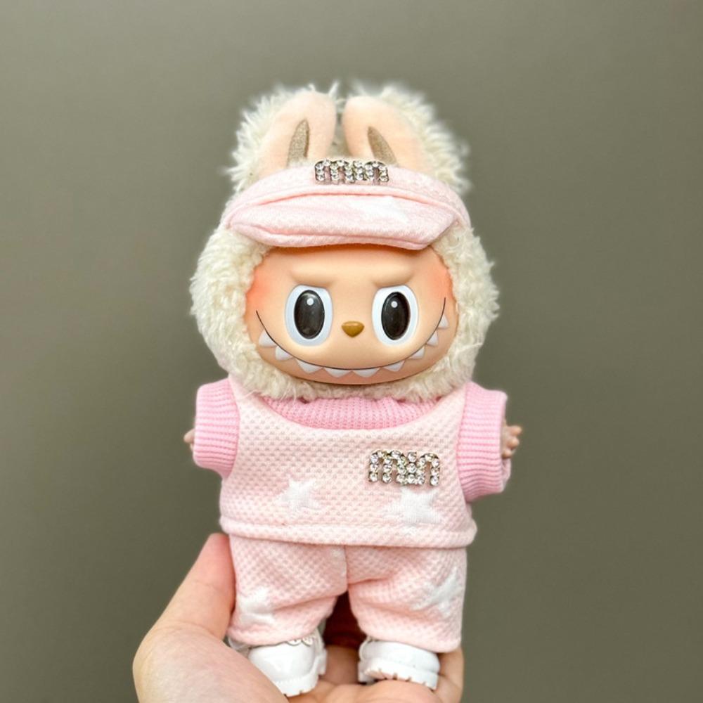 1 Set Dress Labubu Doll's Clothes Skirt Plush Dolls Clothes 17cm Labubu Clothes Set  for 17cm Labubu