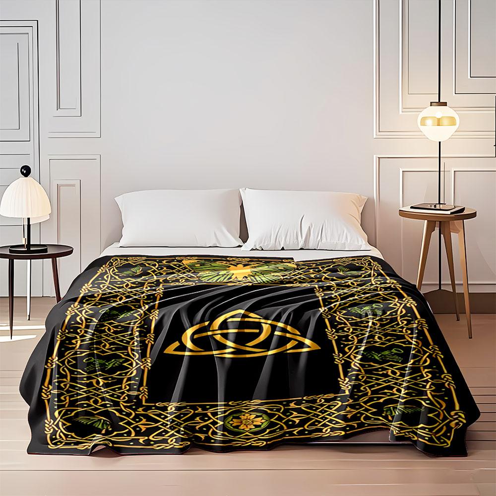Celtic Knot Design Blanket for All Seasons Blanket Lunch Break Throw Gift