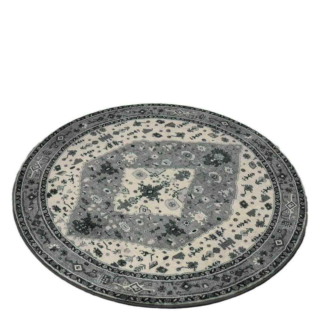 Circular Carpet Living Room Dirt Resistant Coffee Table Mat Sofa Carpet Bedroom Decoration Bedside Carpet