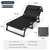 Portable Multifunctional Foldable Nap Bed for Office, Home, and Camping