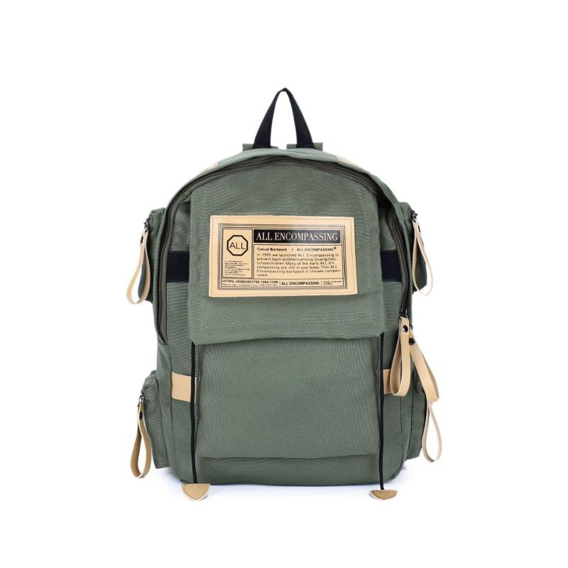 New Canvas Backpack Women's Large Capacity Travel Computer Junior High School Student High School Student College Student School Bag