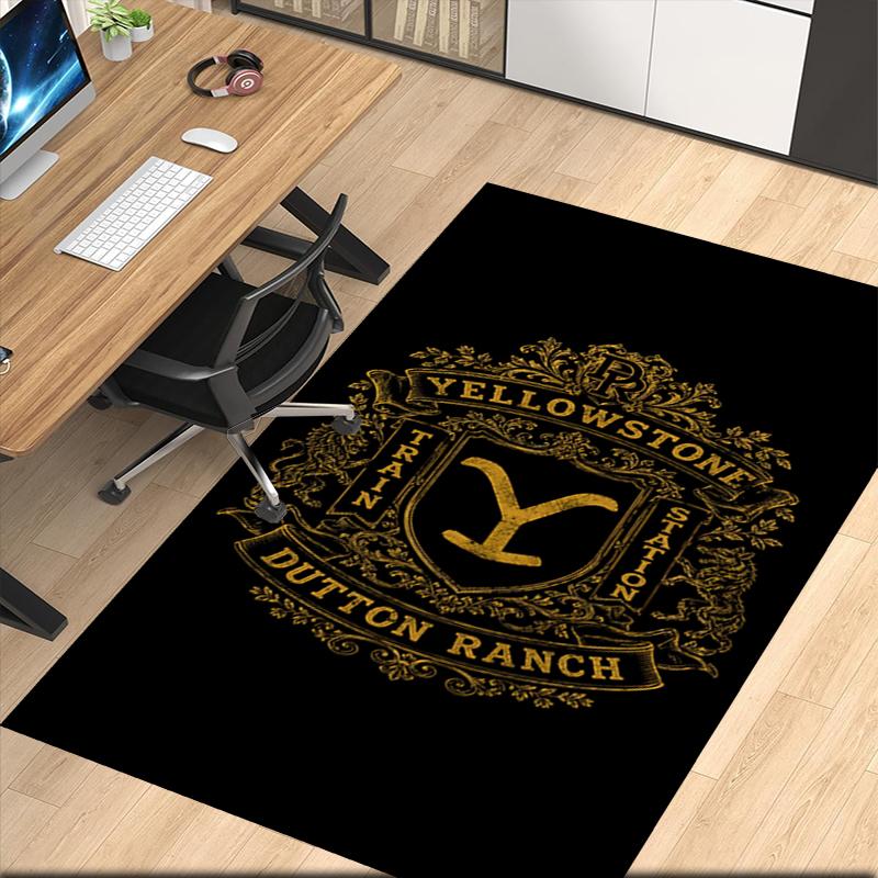 Yellowstone Printed Carpetrugfor Office Chair Living Room Bedroom Kitchen Room Decor Gifts