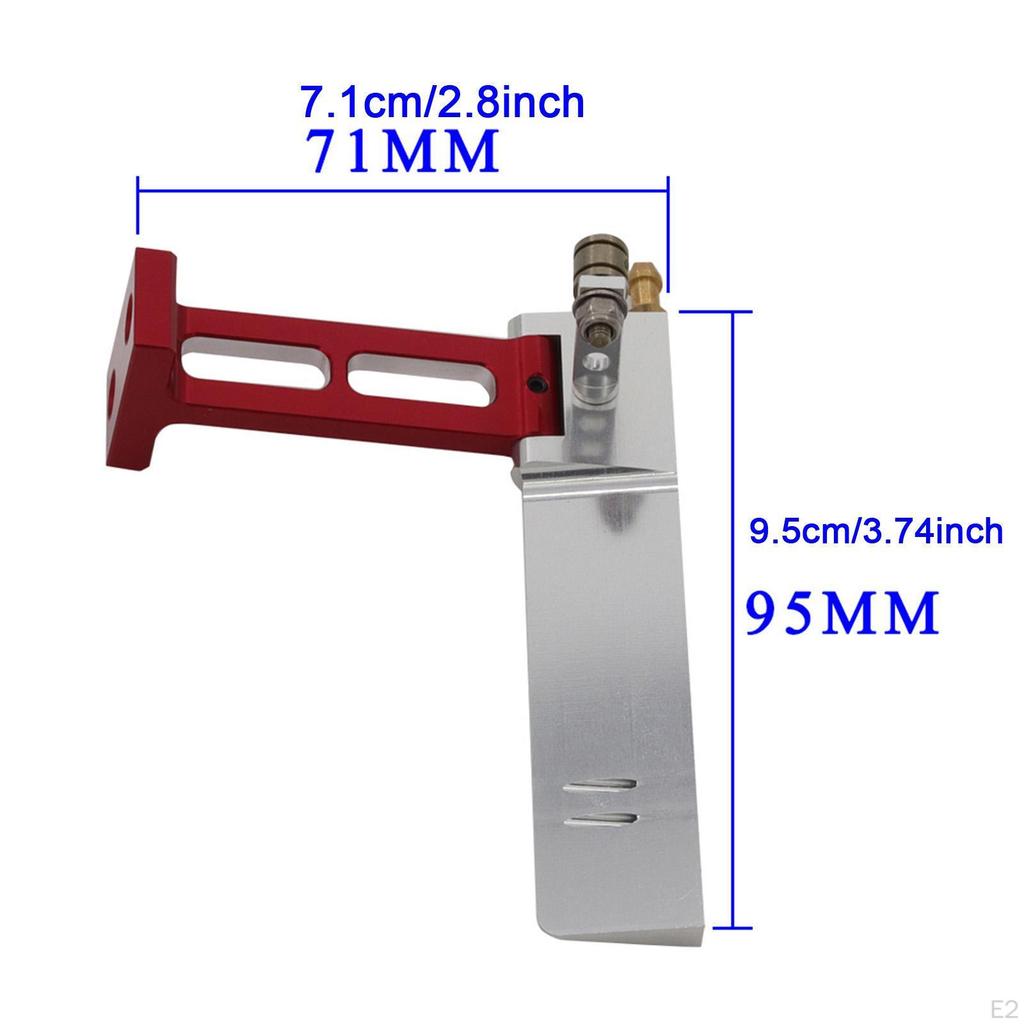 Brushless Speedboat Modification RC Boat Parts Lightweight Reliable Sturdy Assembly Metal Steering