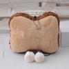 Niedliches lustiges Simulationsessen Toast Spiegelei Plüschtier Anhänger Rucksack Aufhängeornamente Geschenke