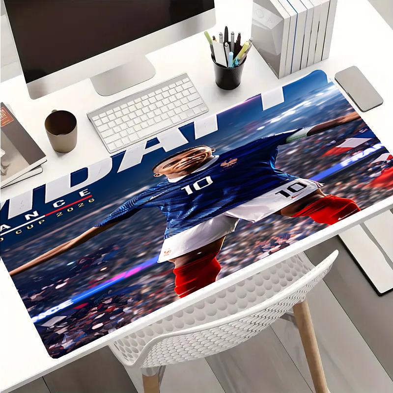 Kylian Mbappé Mouse Pad - Non-Slip Rubber Base, Smooth Surface for Work,Gaming,Office,And Home Use, Desk Mouse Pad