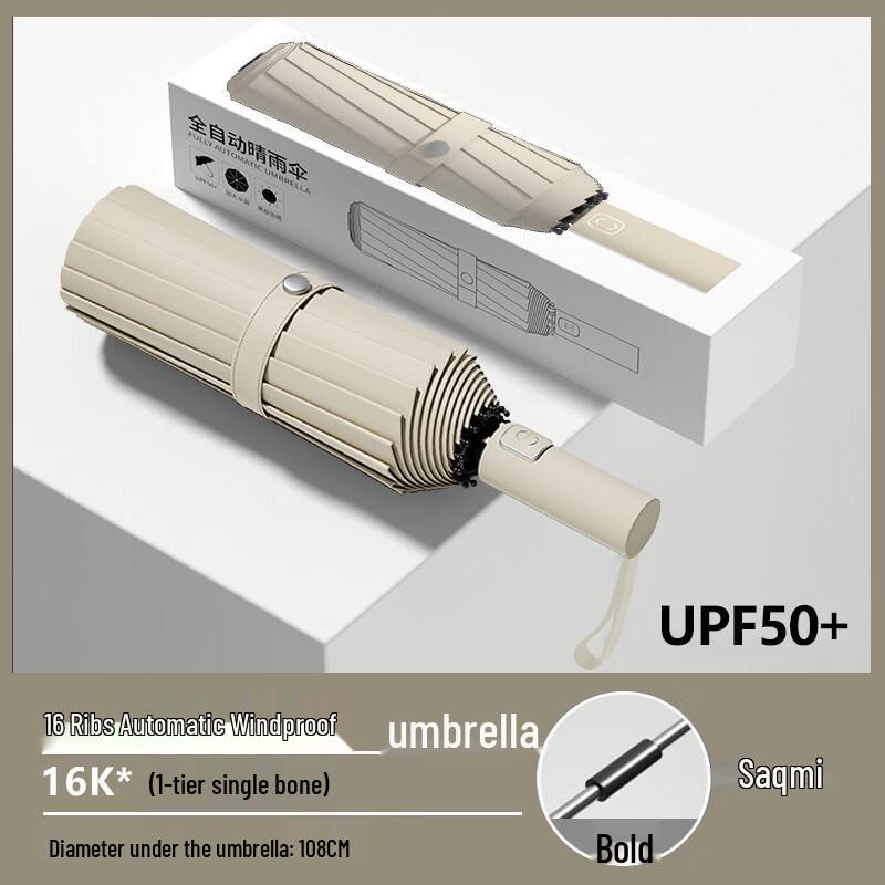 WH Automatic Oversized UV Protection Umbrella