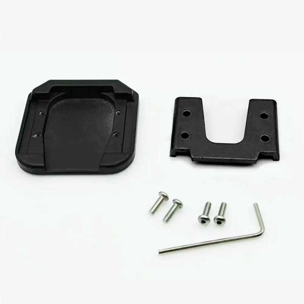 

Универсальный удлинитель для мотоцикла, подножка из алюминиевого сплава, удлинитель для скутера, боковая опора для ног, противоскользящее увеличенное основание чёрный