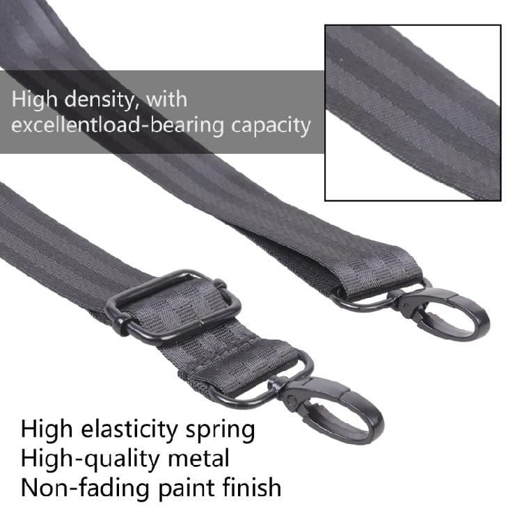 Ergonomic Shoulder Strap For Handbags Instrument 134cm Adjustable Length Rotating Clips Weight Distribution Support