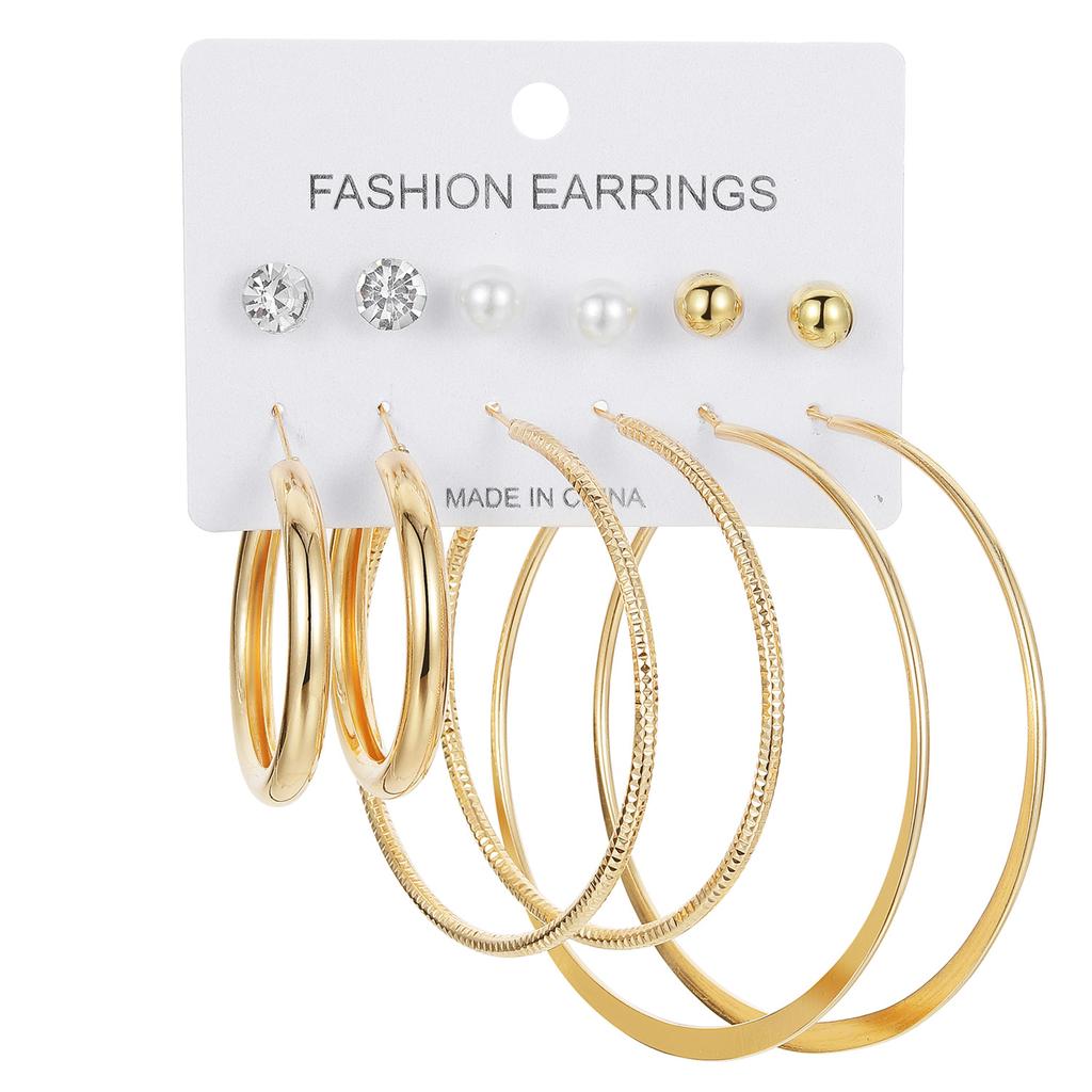 2023 New Earrings Franc Diamond Earrings Exaggerate Earrings Fashion Set Elegant Charm Gold Luxury Earrings Gift Couple Earrings Set