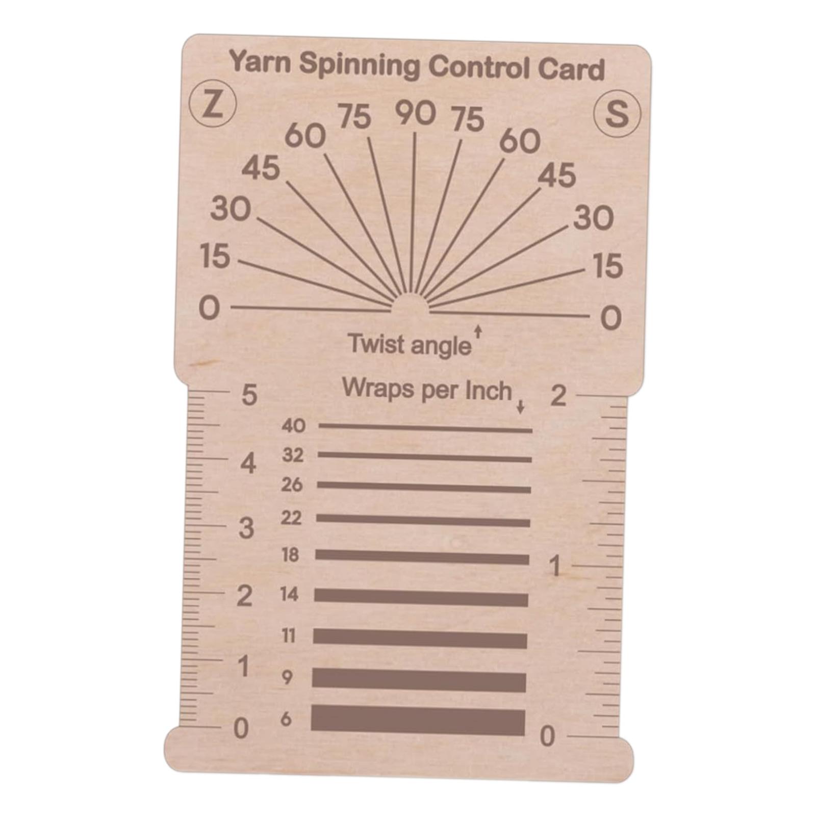 

Wood Knitting Gauge Rulers Portable Reusable Multifunction Crochet Hook