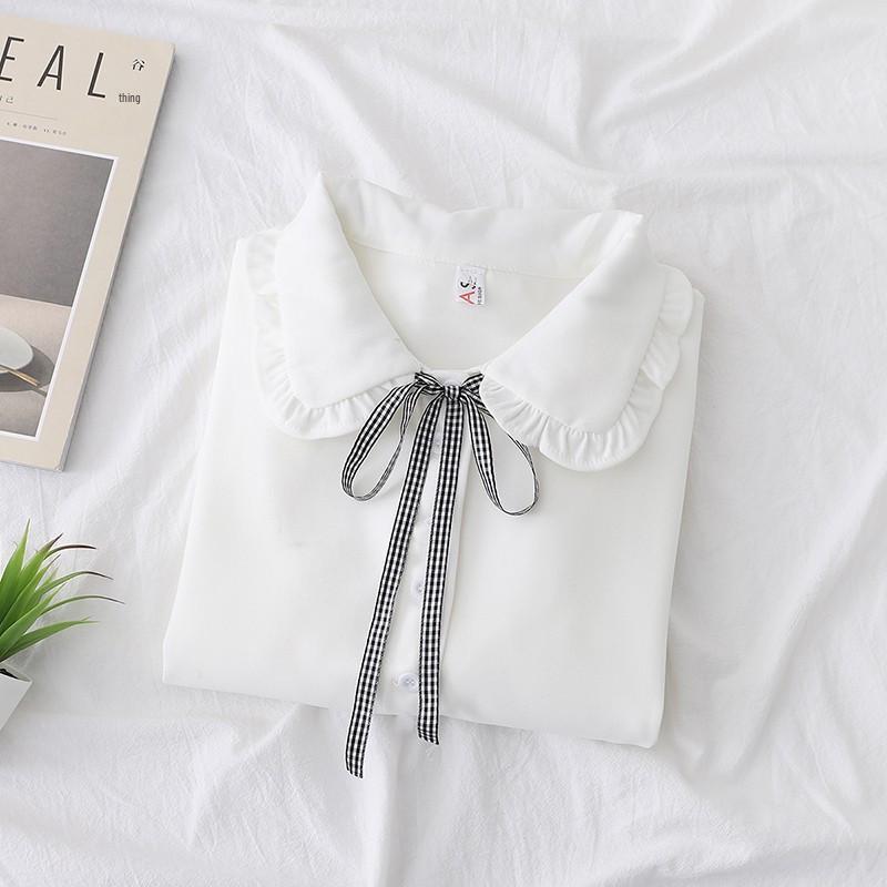 

Топ-бэбидолл с кружевной отделкой и рукавами-крылышками для девочек - Весна 2023, корейский стиль 130 cm