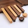 Walnut Wooden Furniture Handle Beech Wood Kitchen Cabinet Knobs Wardrobe Pulls Long Handle Drawers Dresser Hardware Door Handles