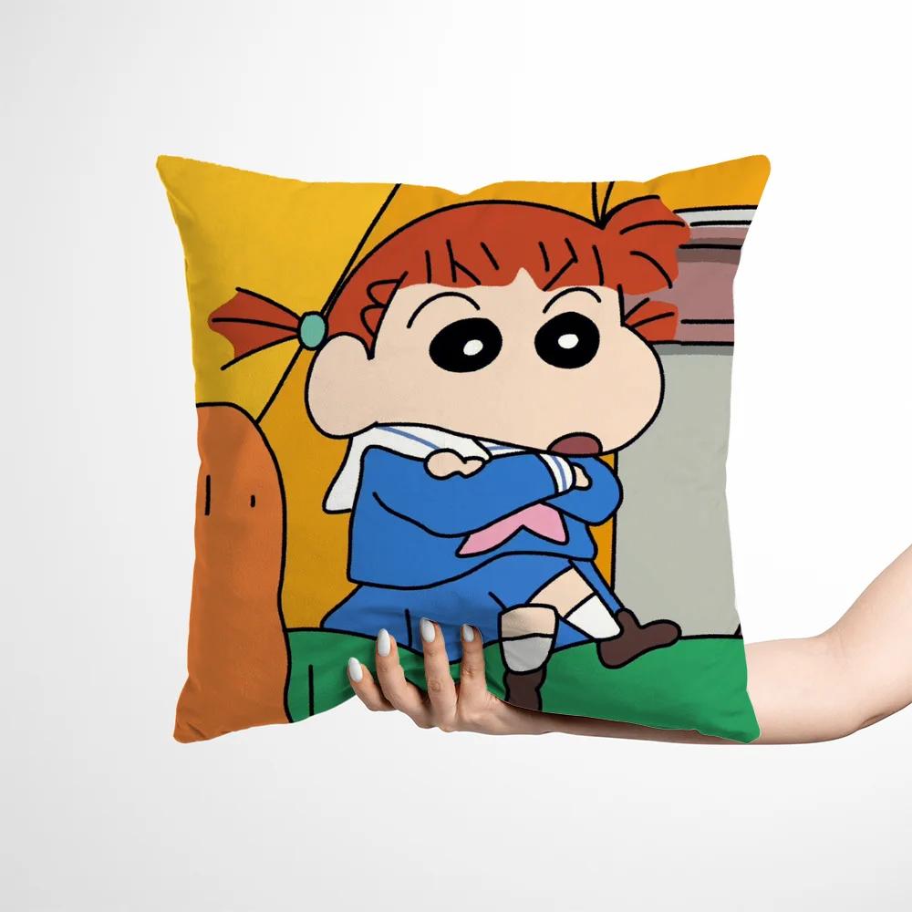 Cartoon Throw Pillow Covers Living Room Decoration Printed Sofa Cushion Cover Polyester Soft Pillowcase