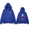 Game Hollow Knight Print Zipper Hoodie Men Women Fashion Casual Oversized Zip Up Jacket Coat Unisex Vintage Hoodies Streetwear
