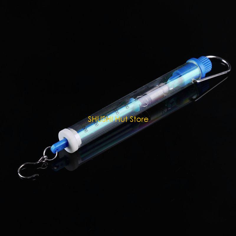 Plastic Spring Scale 500g/5N Weight Capacity for Physics Demonstrations D57B