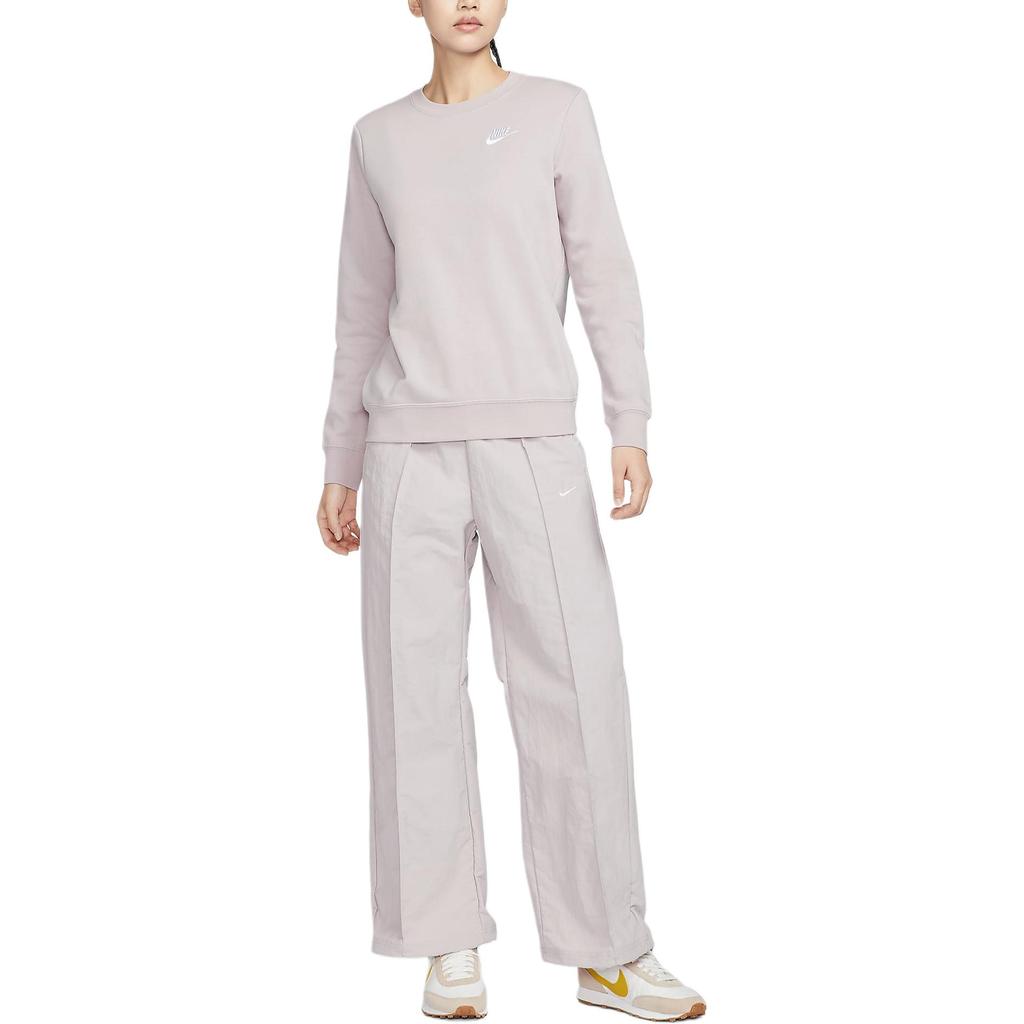Nike Sportswear Club Fleece Women's Crew Neck Sweatshirt Women's Platinum Purple/White DQ5474-019