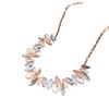 New Enamel Color Irregular Petal Necklace Ladies Exaggerated Design Geometric Flower Necklace