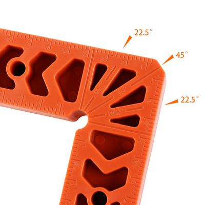 Square L-Shaped Woodworking Locking Clip Clamping Scriber Right Angle Ruler Locator Marking Ruler Positioning Panel Fixing Clip
