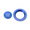 Blue Keyless Engine Push Start Button W/ Ring For Land Rover or Jaguar Ignition