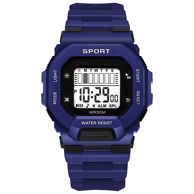 Student Waterproof Large Dial Square Fashion Electronic Watch