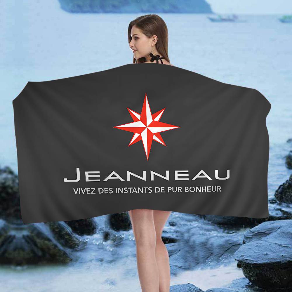 J-JEANNEAU-U Mikrofaserdecke Schnelltrocknende Strandtücher Übergröße Druck Super Saugfähiges Poolhandtuchdecke