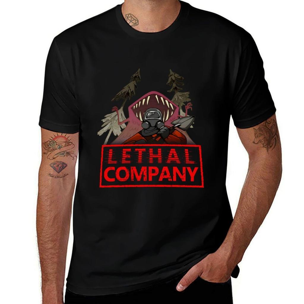 Lethal Company Tshirt Unisex T Shirt Graphic Funny T Shirts Cotton Tshirt