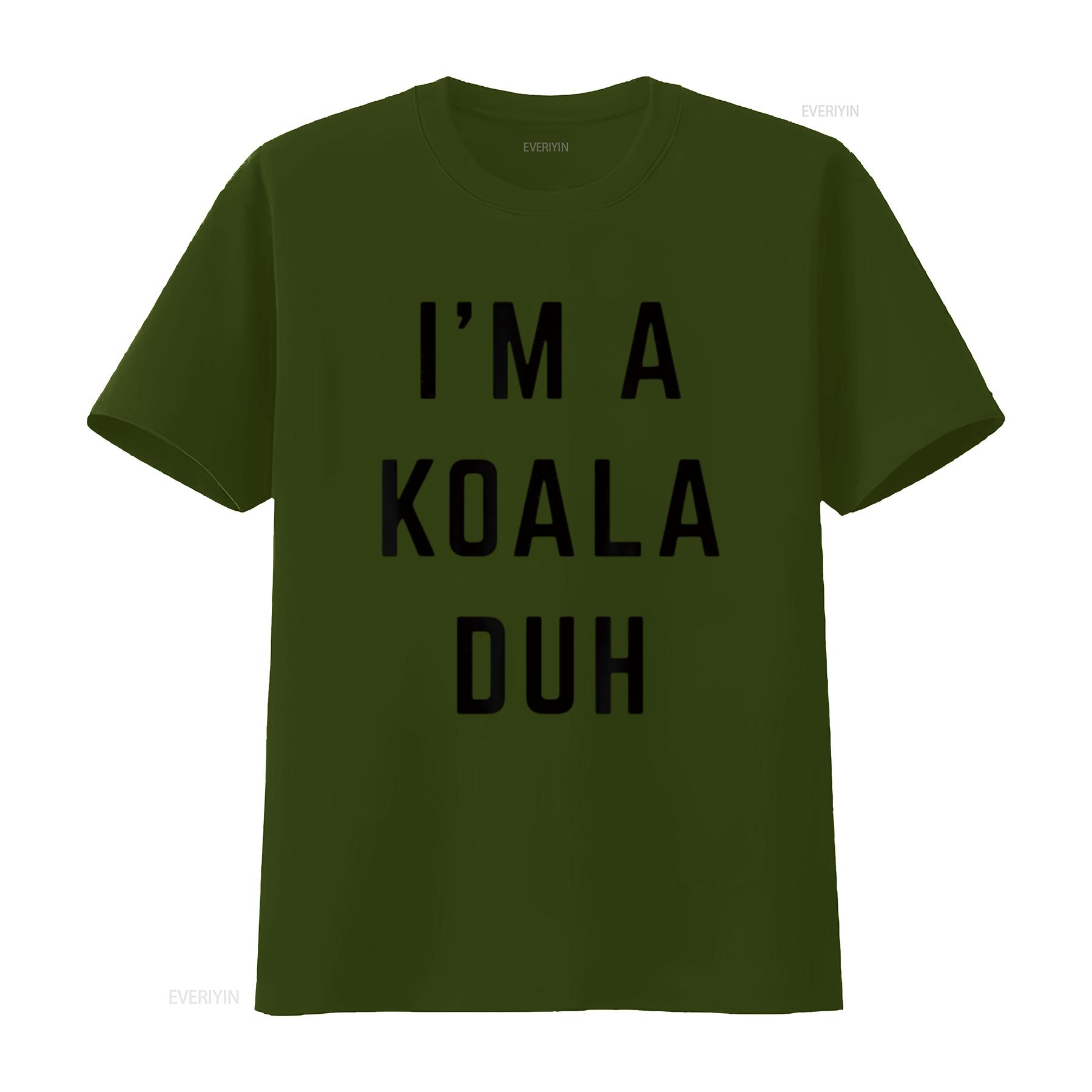 

I m a Koala Duh Easy Halloween Costume Womens T Shirt White Medium vintage Washed Top For Everyday Wear Unisex Comfortable 4XL