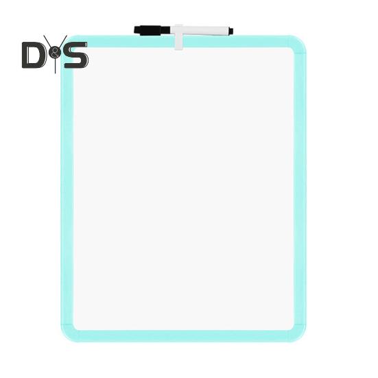 

Маленькая доска для сухого стирания 14 x 11 Мини-белая доска с маркером Двусторонняя ручная доска для сухого стирания для домашнего офиса, класса