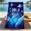 Custom Name Stitch Dreams Stylish Digital Printing Beach Towel Quick‑Drying Absorbent Blanket for Beach Pool Gym Travel