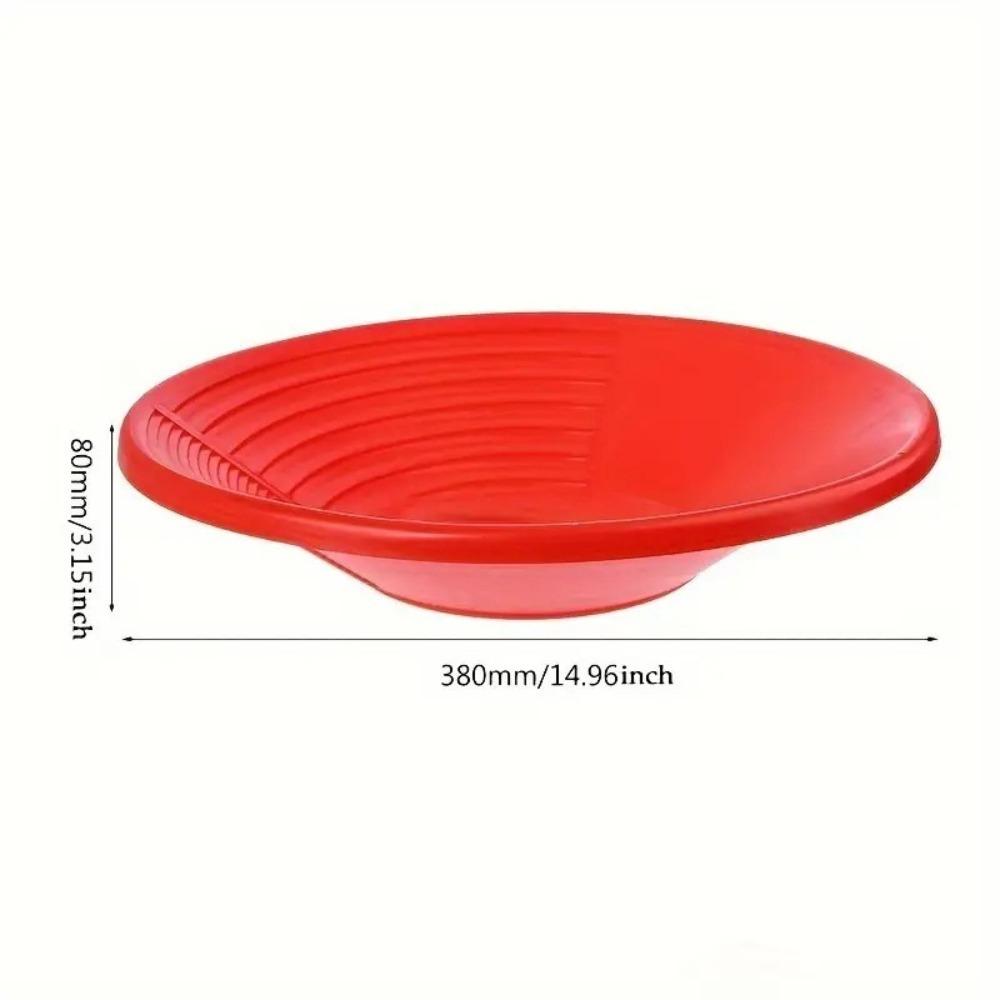 Plastic Gold Washing Pan Prospecting Gold Bowl Basin Mining Riffle Dredging Prospecting River Tool Mine River Panning Kit
